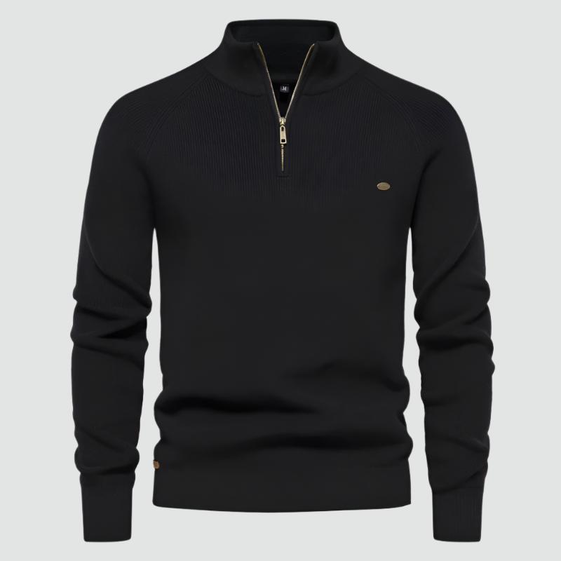 Lucio - Warm Zipper Knit Sweater