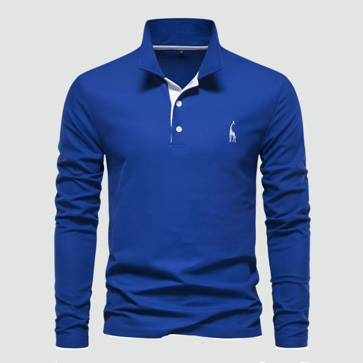 Reynan - Classic Long-Sleeve Polo Shirt