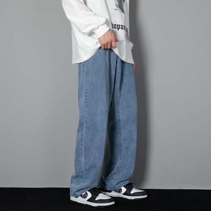 Randy - Classic Wide Leg Denim Pants
