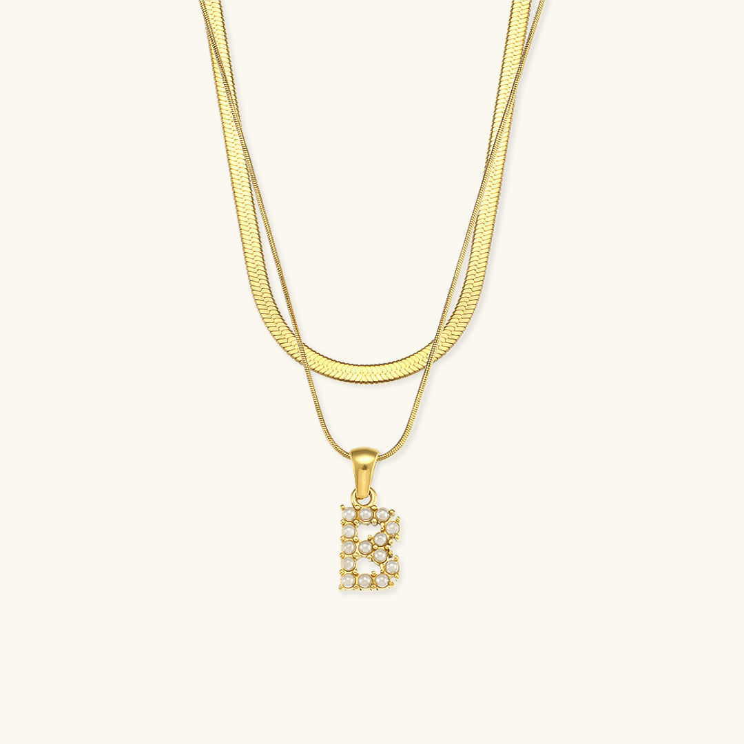 Fiona™ | Two-in-one necklace with initial