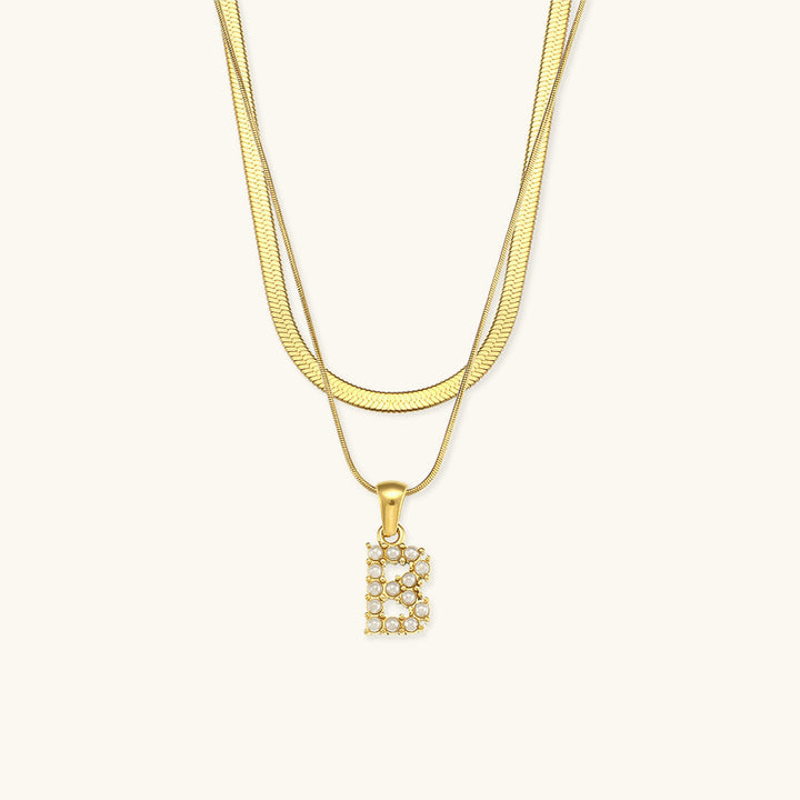 Fiona™ | Two-in-one necklace with initial