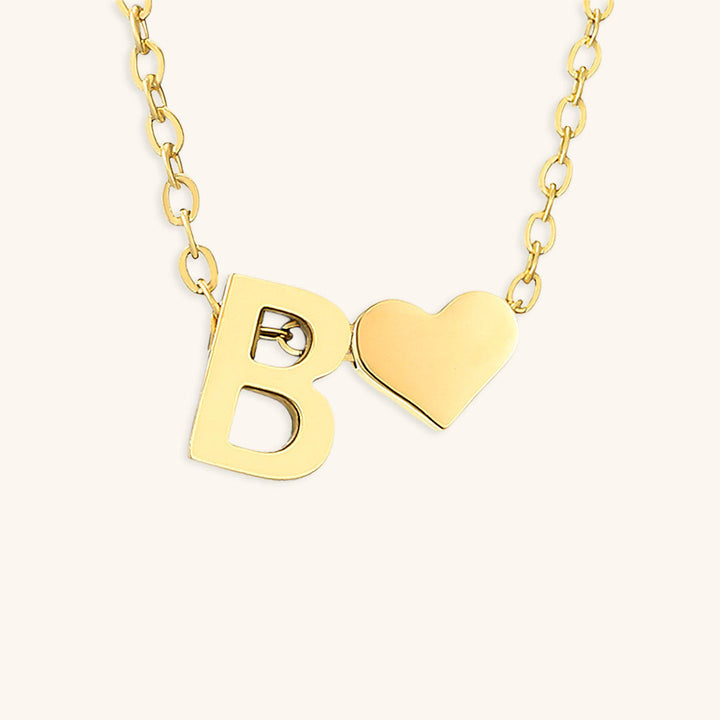 Ria™ | Heart and Initial Necklace