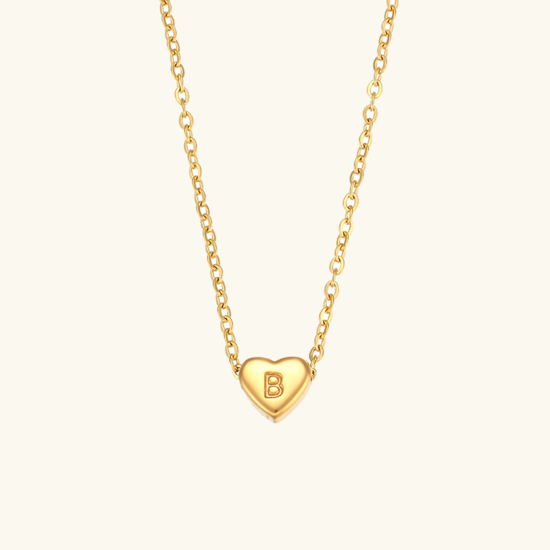Hart™ | Heart Pendant Necklace with Initial