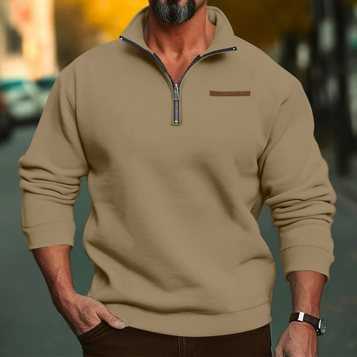 Parker - Velvet Half-Zip Pullover