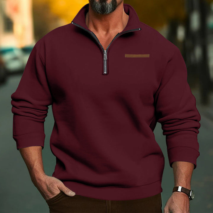 Parker - Velvet Half-Zip Pullover
