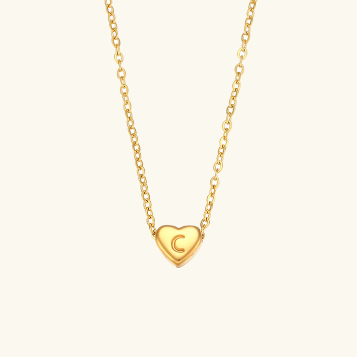 Hart™ | Heart Pendant Necklace with Initial