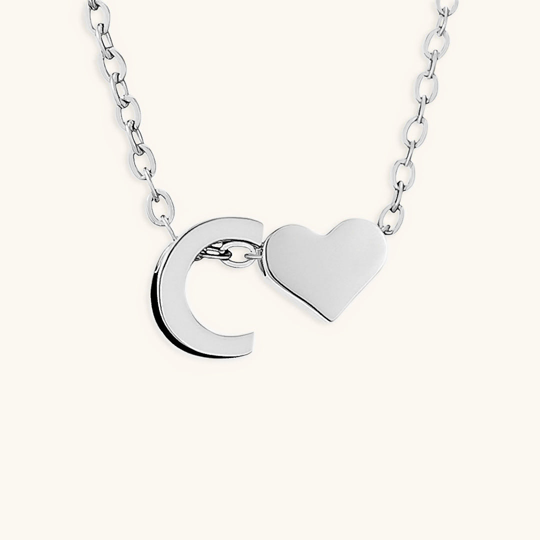 Ria™ | Heart and Initial Necklace