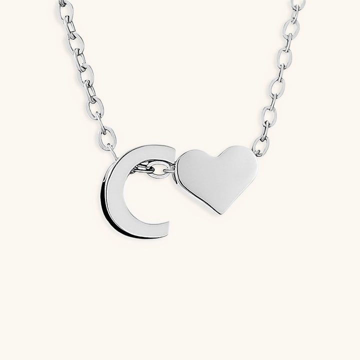 Ria™ | Heart and Initial Necklace