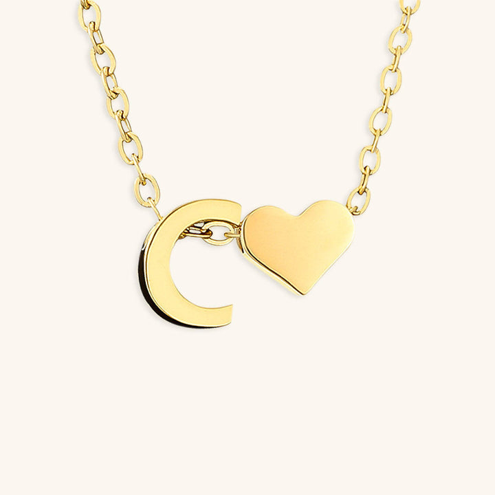 Ria™ | Heart and Initial Necklace