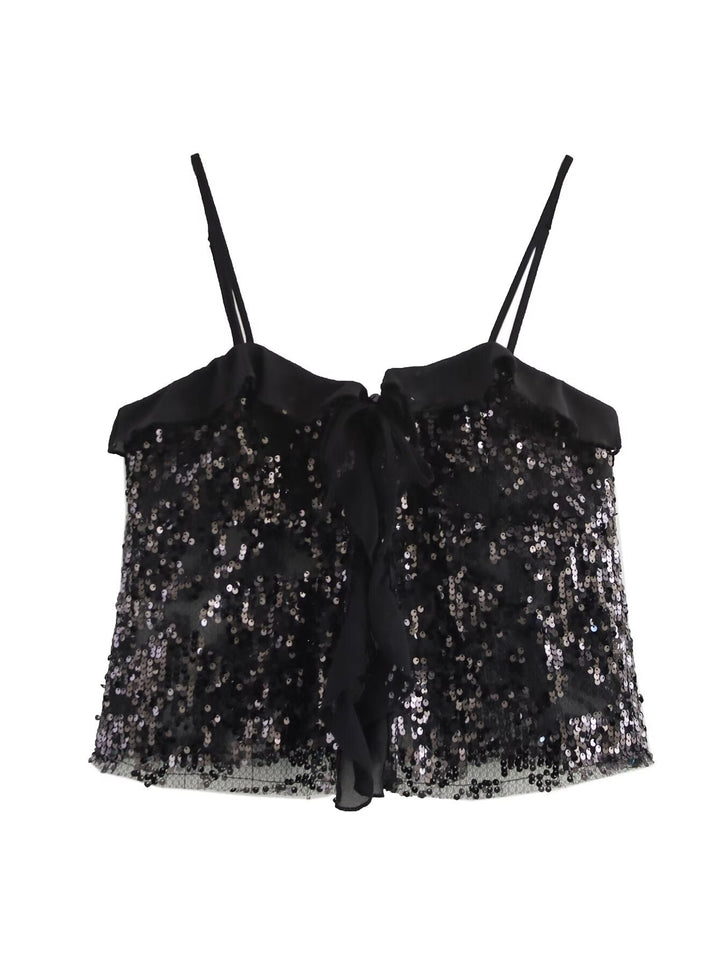 Xenia | Dusk Sequin Top