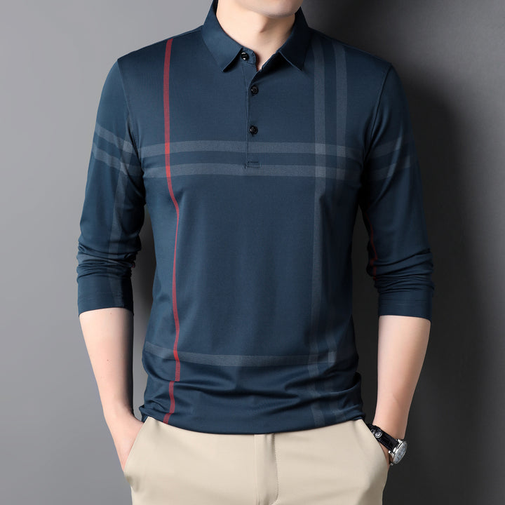 Edward - Classic Striped Polo Tee