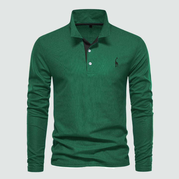 Reynan - Classic Long-Sleeve Polo Shirt