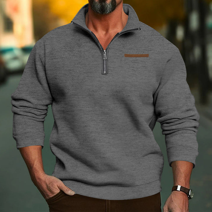 Parker - Velvet Half-Zip Pullover