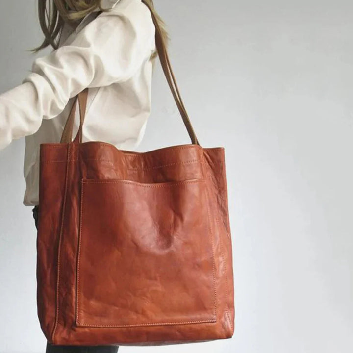 The Zara Vintage Leather Bag with Soft Leather