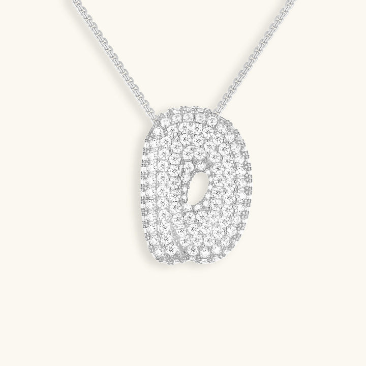 Bubble™ | Necklace with Diamonds and Initials