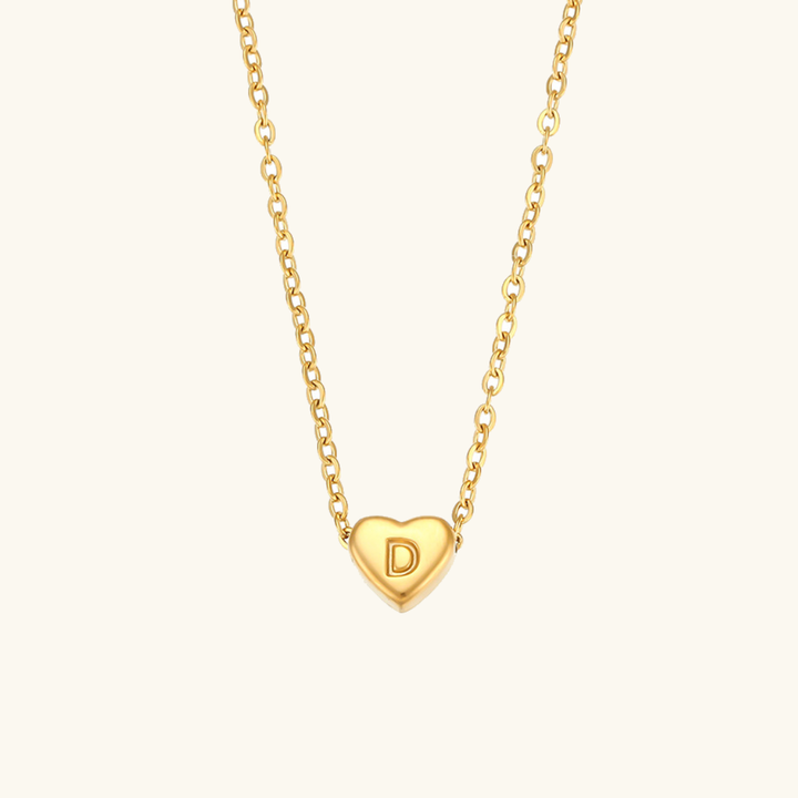 Hart™ | Heart Pendant Necklace with Initial