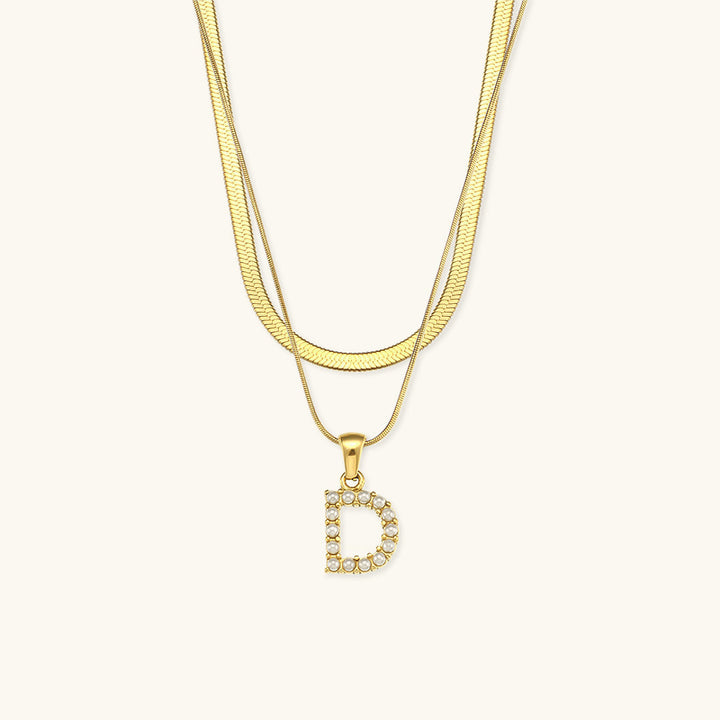 Fiona™ | Two-in-one necklace with initial