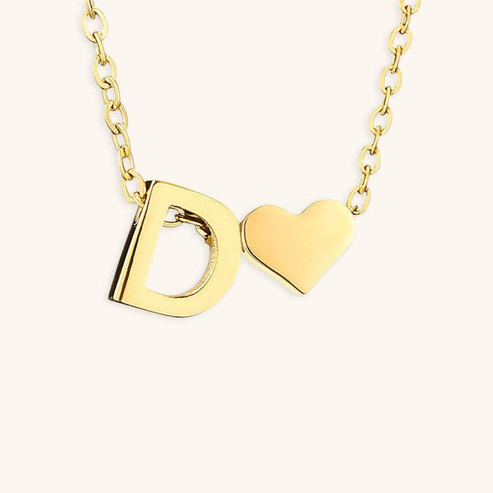 Ria™ | Heart and Initial Necklace