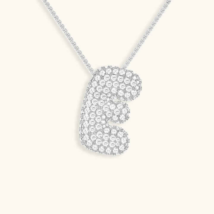 Bubble™ | Necklace with Diamonds and Initials