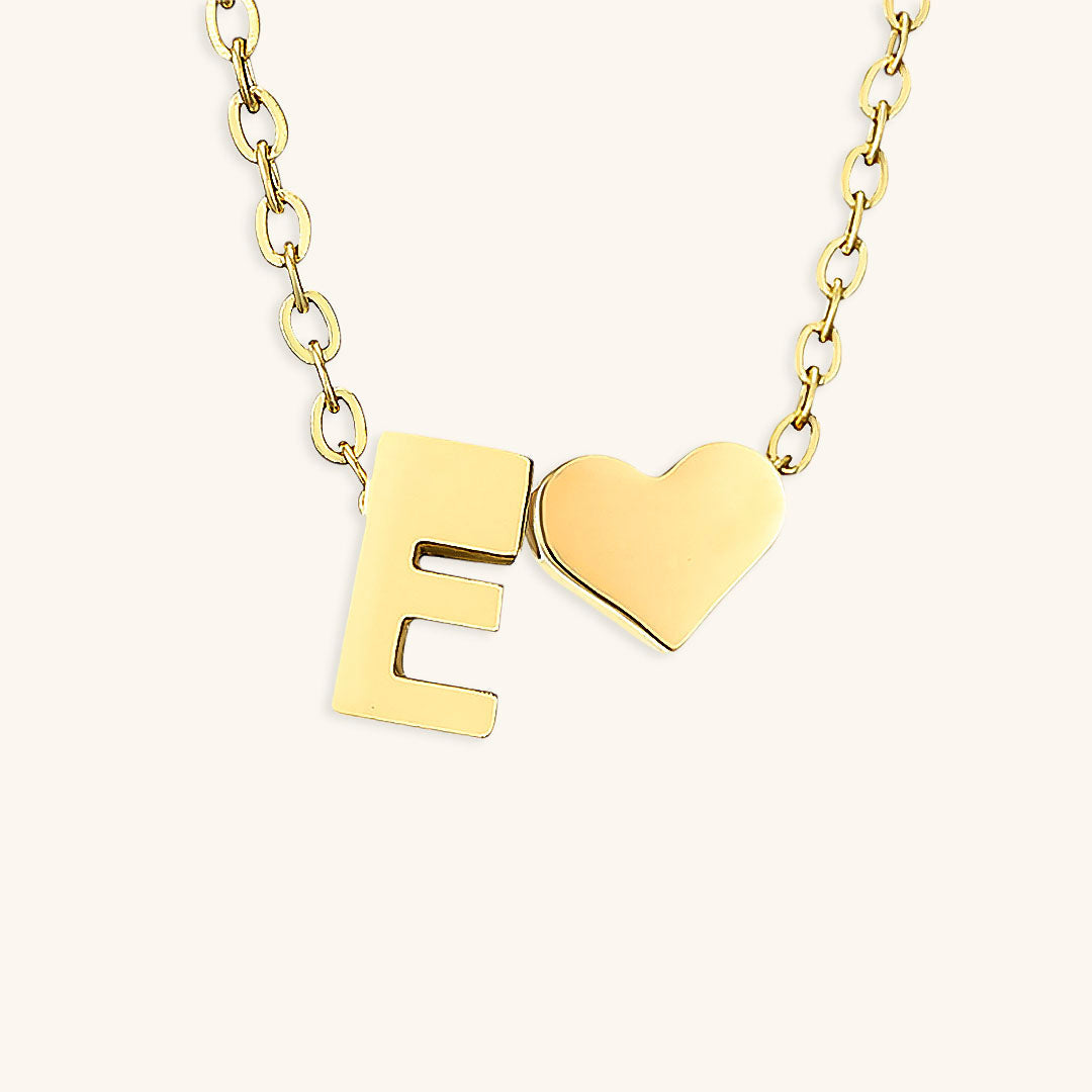 Ria™ | Heart and Initial Necklace
