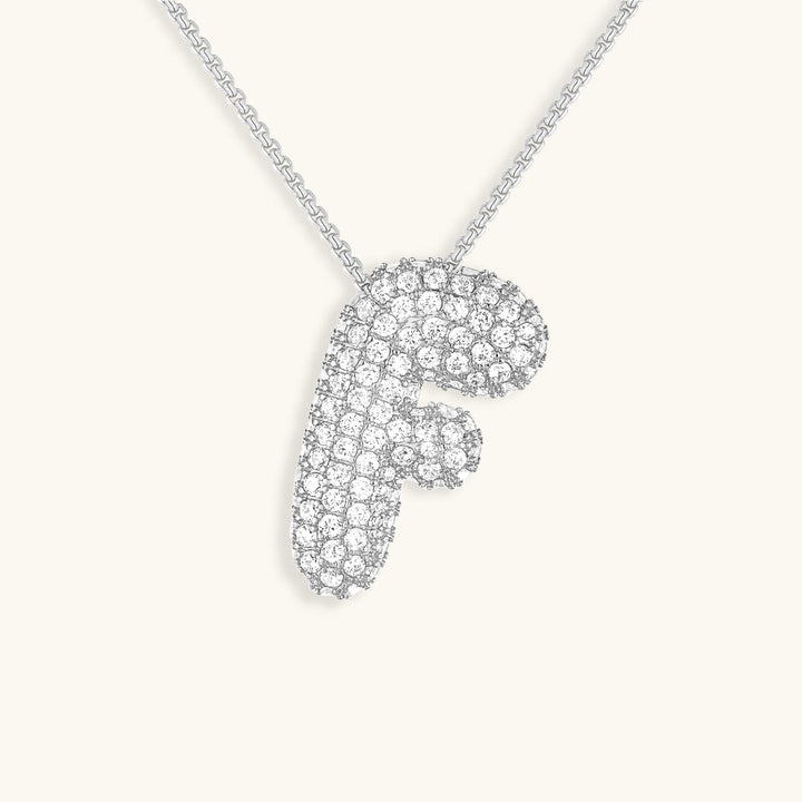 Bubble™ | Necklace with Diamonds and Initials
