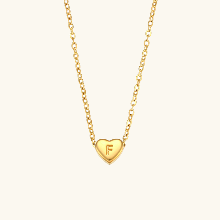 Hart™ | Heart Pendant Necklace with Initial