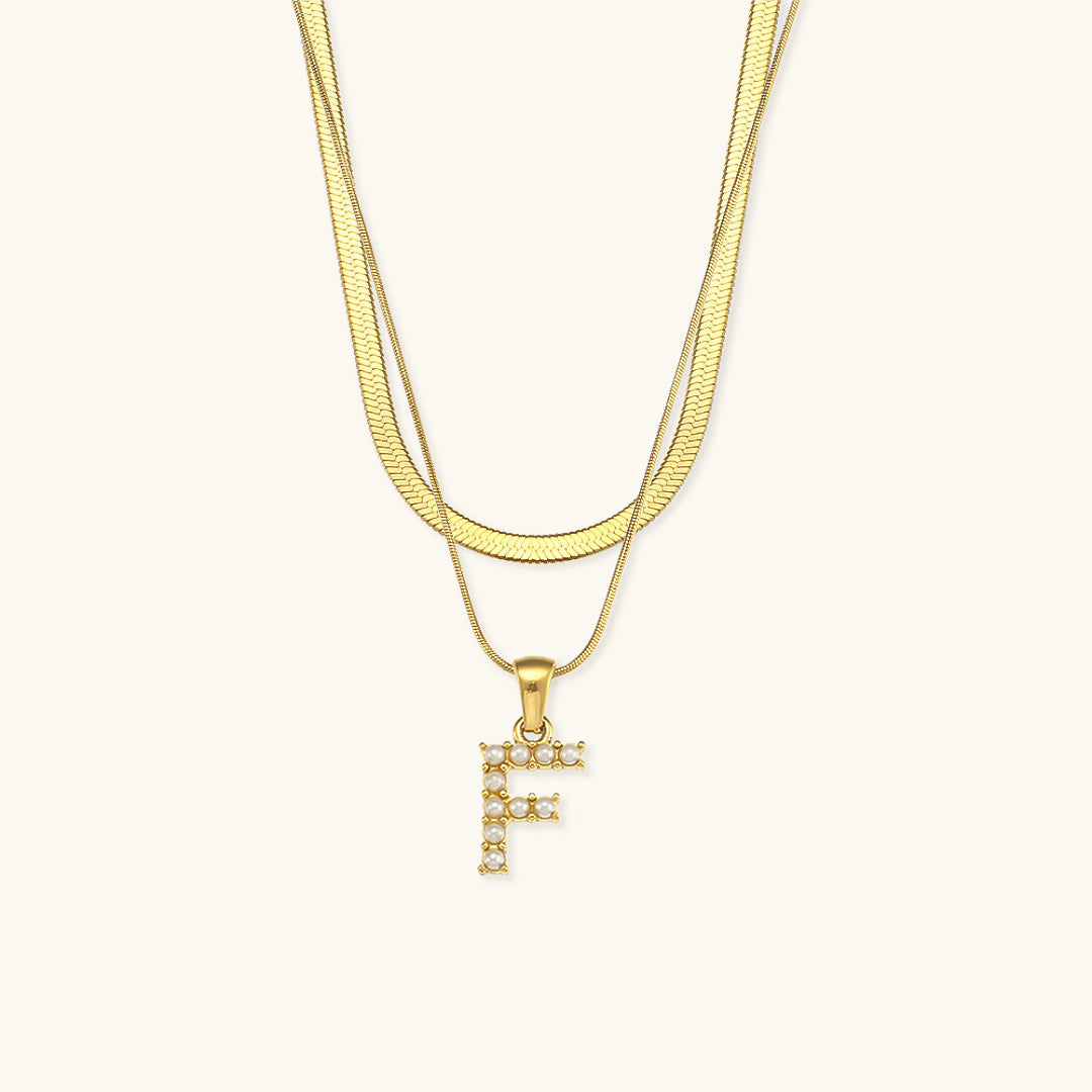 Fiona™ | Two-in-one necklace with initial
