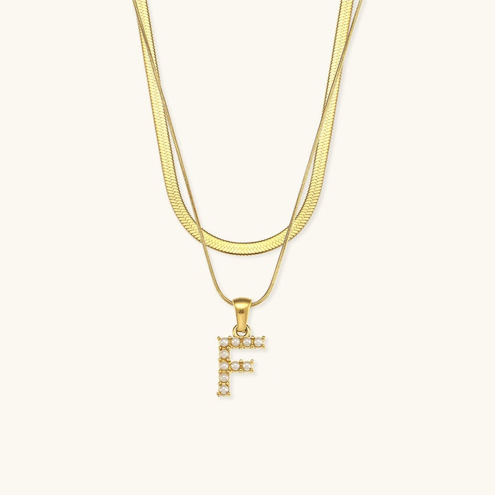 Fiona™ | Two-in-one necklace with initial