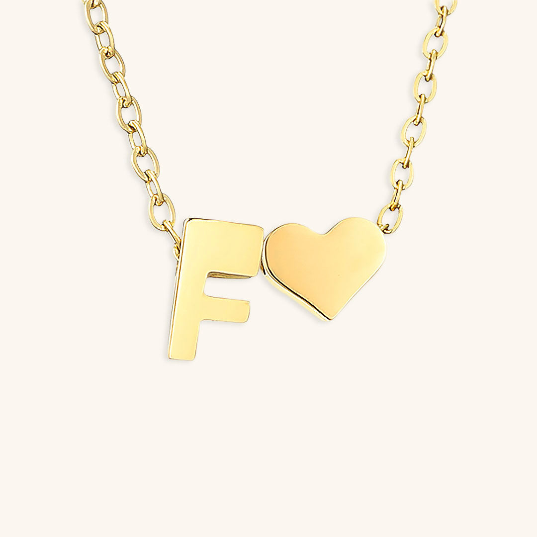 Ria™ | Heart and Initial Necklace