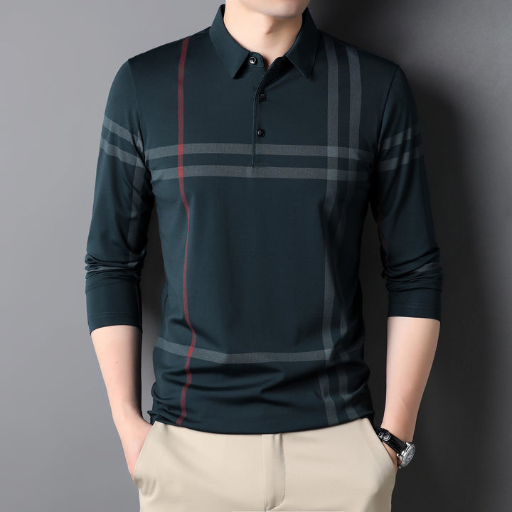Edward - Classic Striped Polo Tee