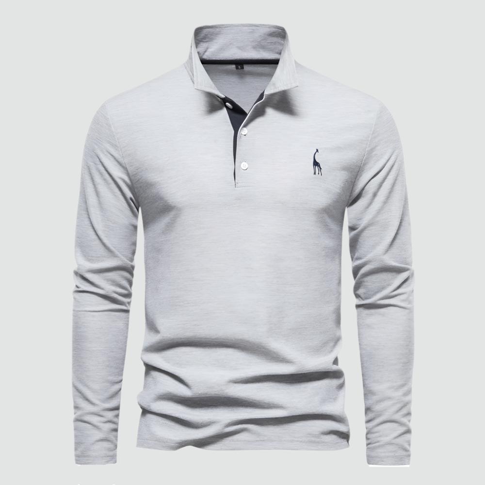 Reynan - Classic Long-Sleeve Polo Shirt