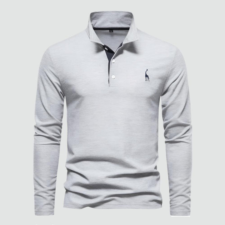 Reynan - Classic Long-Sleeve Polo Shirt