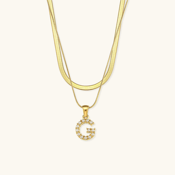 Fiona™ | Two-in-one necklace with initial