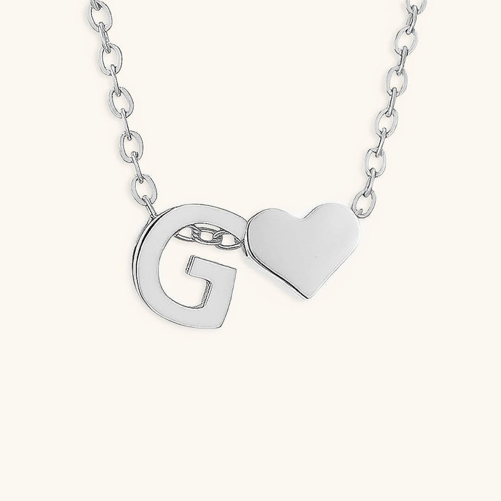 Ria™ | Heart and Initial Necklace