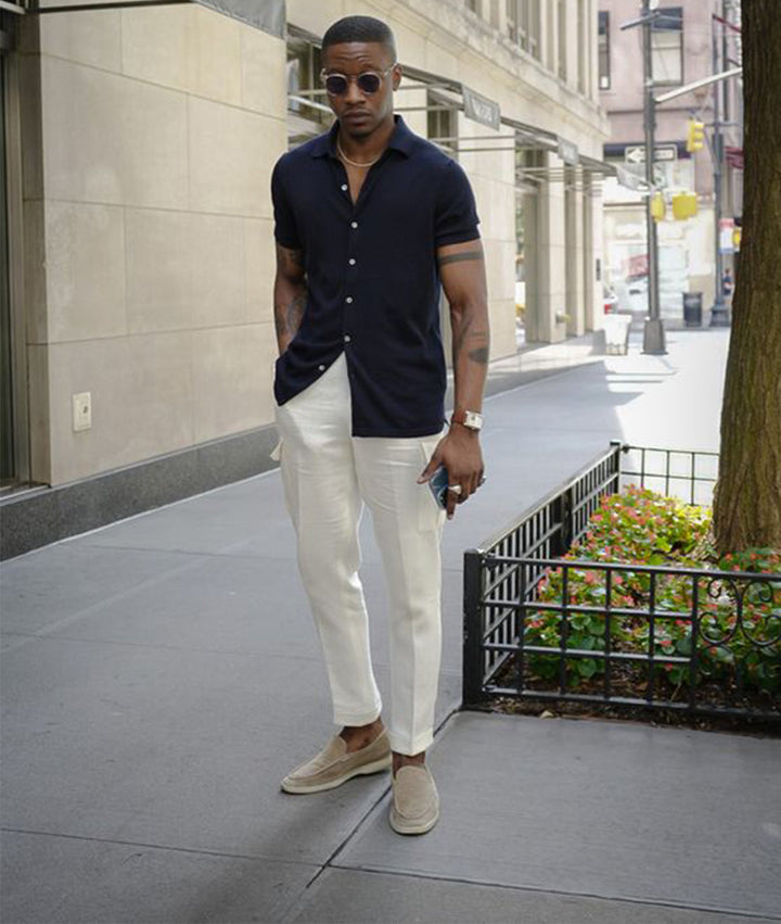 Lonny - Minimal Suede Loafers