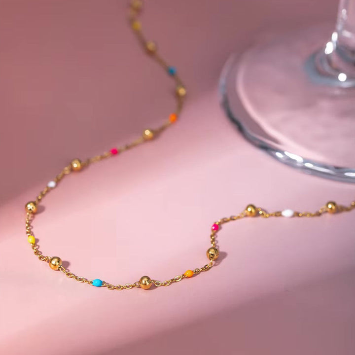 Amphitrite™ | Gold Necklace with Beads