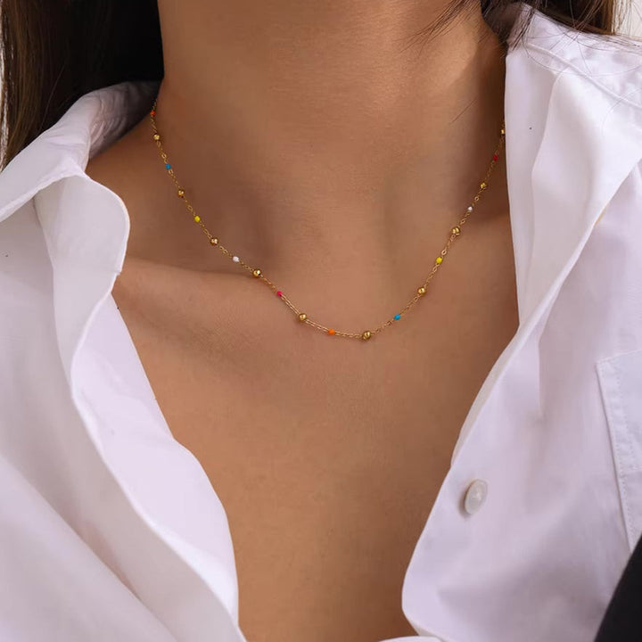 Amphitrite™ | Gold Necklace with Beads