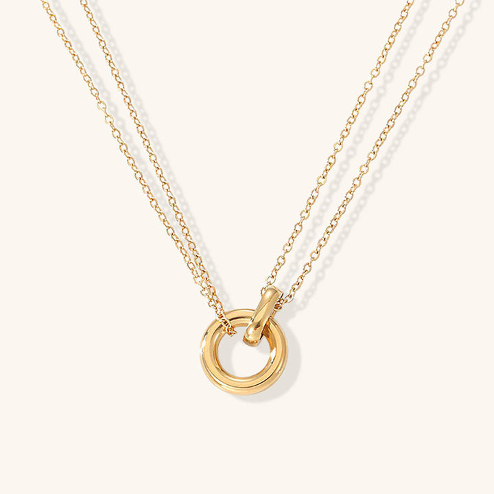 Rose™ | Gold Necklace with Ring