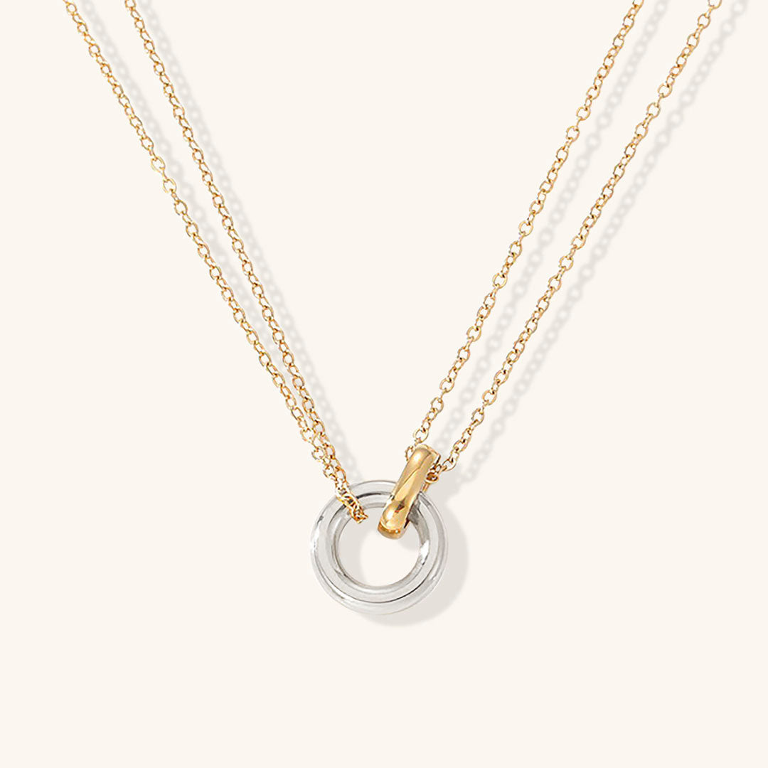 Rose™ | Gold Necklace with Ring