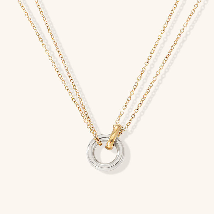 Rose™ | Gold Necklace with Ring