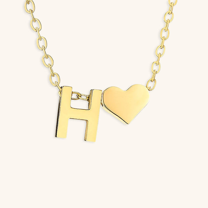 Ria™ | Heart and Initial Necklace