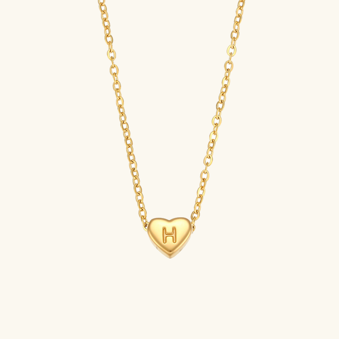 Hart™ | Heart Pendant Necklace with Initial