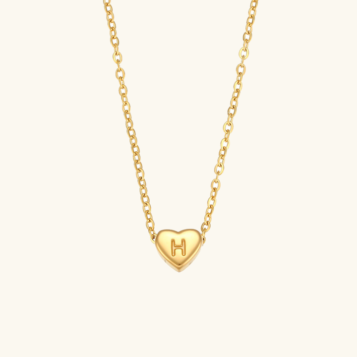 Hart™ | Heart Pendant Necklace with Initial