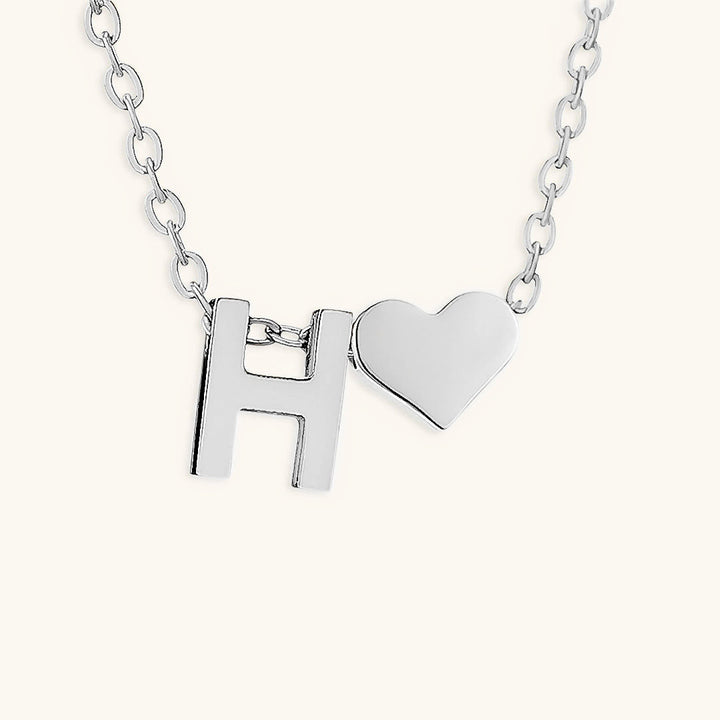 Ria™ | Heart and Initial Necklace