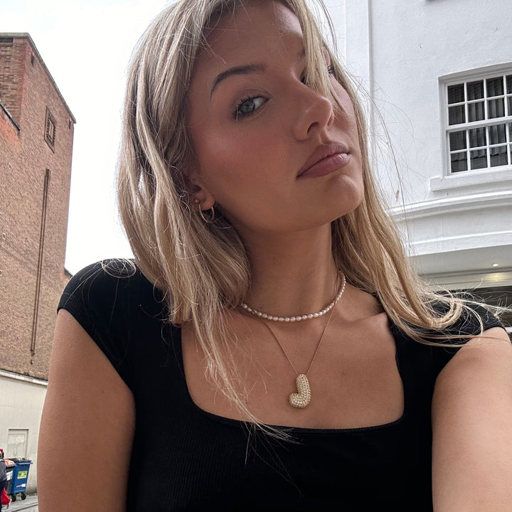 Bubble™ | Necklace with Diamonds and Initials