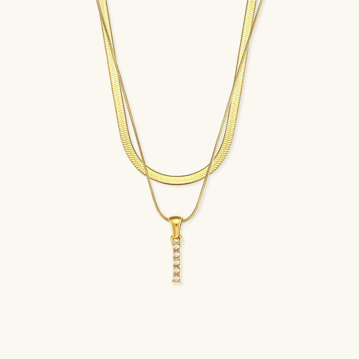 Fiona™ | Two-in-one necklace with initial