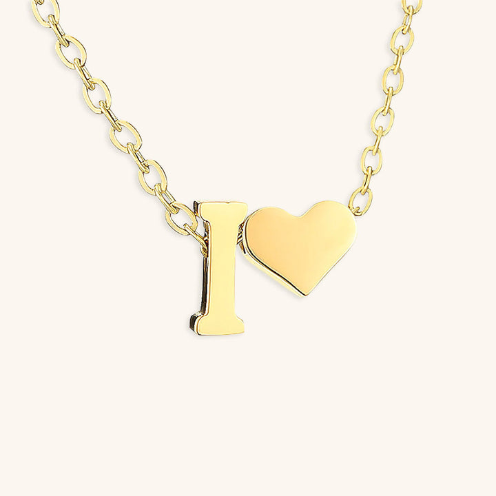 Ria™ | Heart and Initial Necklace