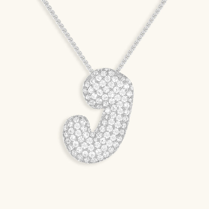 Bubble™ | Necklace with Diamonds and Initials