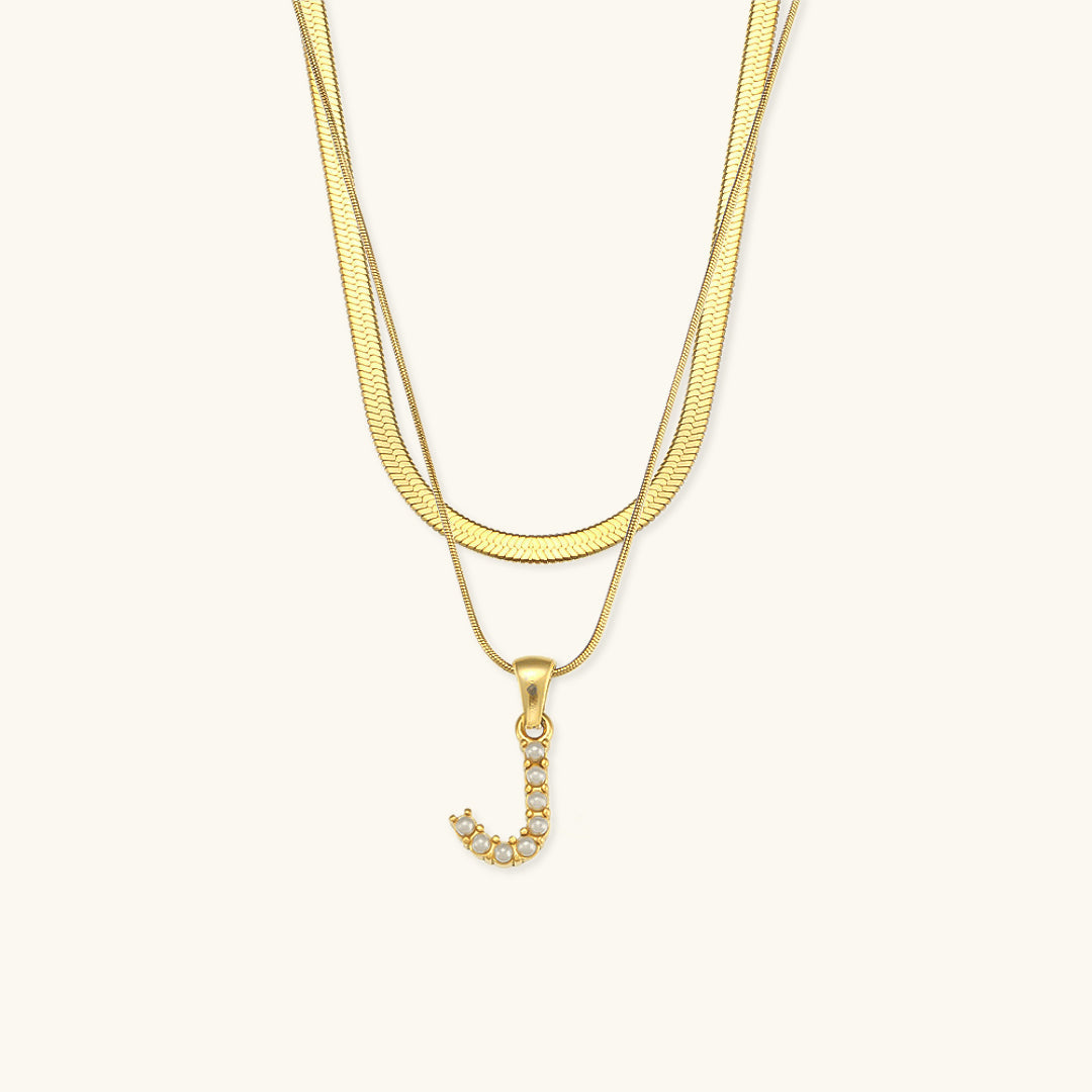 Fiona™ | Two-in-one necklace with initial