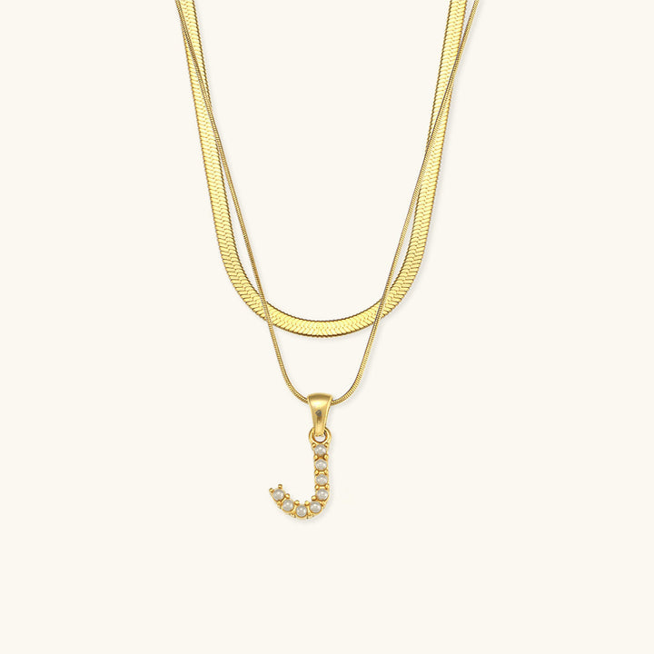 Fiona™ | Two-in-one necklace with initial
